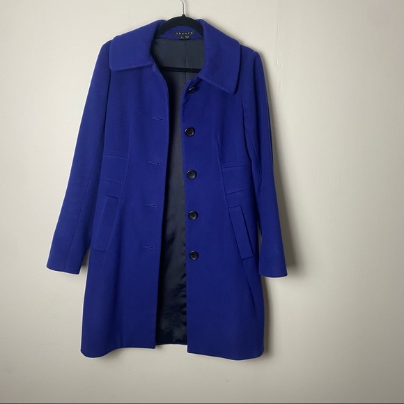 Theory Hemlan 100% Virgin Wool Coat size Small - Picture 3 of 13